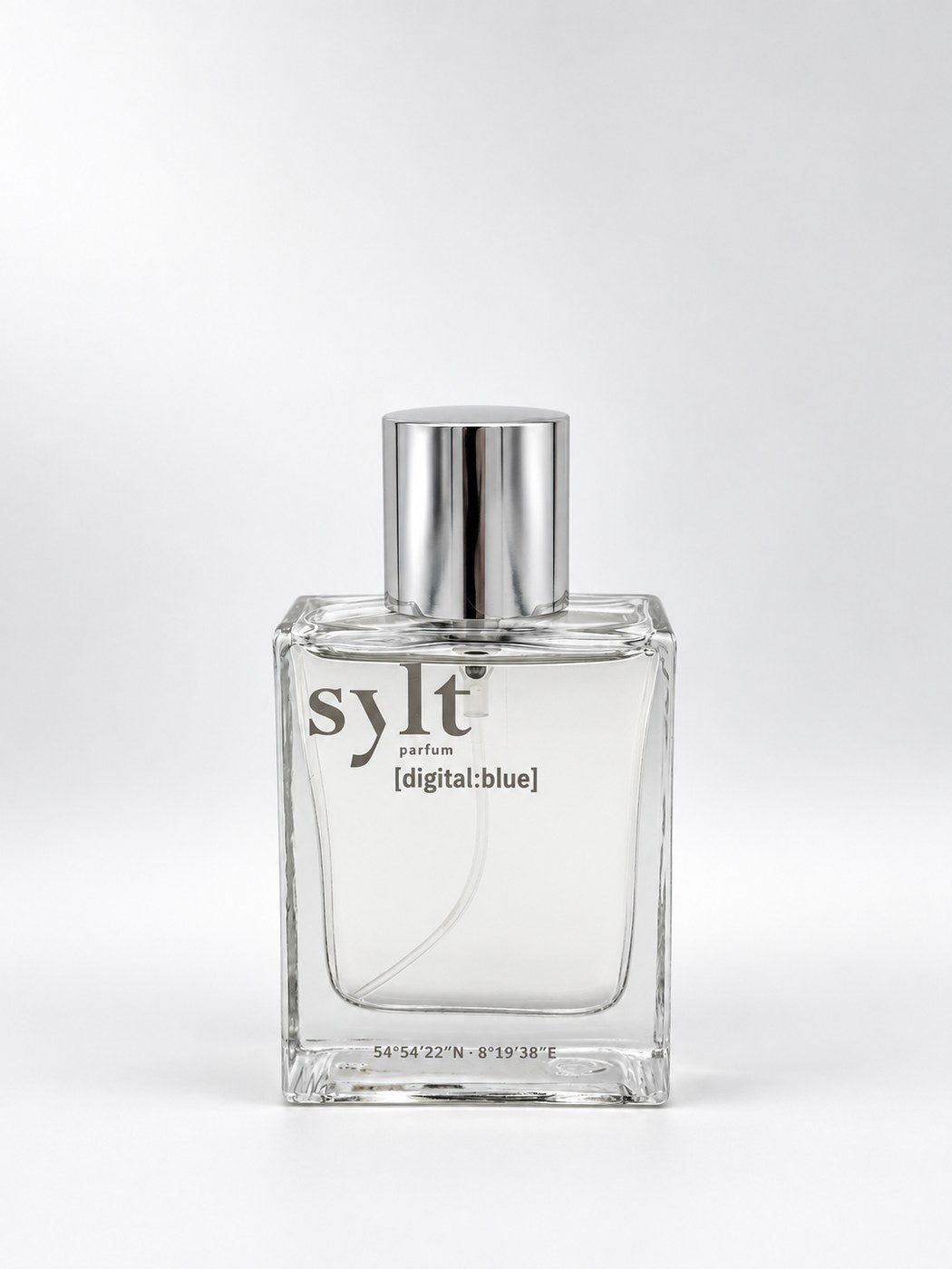Flakon [digital:blue] Extrait de Parfum von SYLT Parfum in der Frontansicht