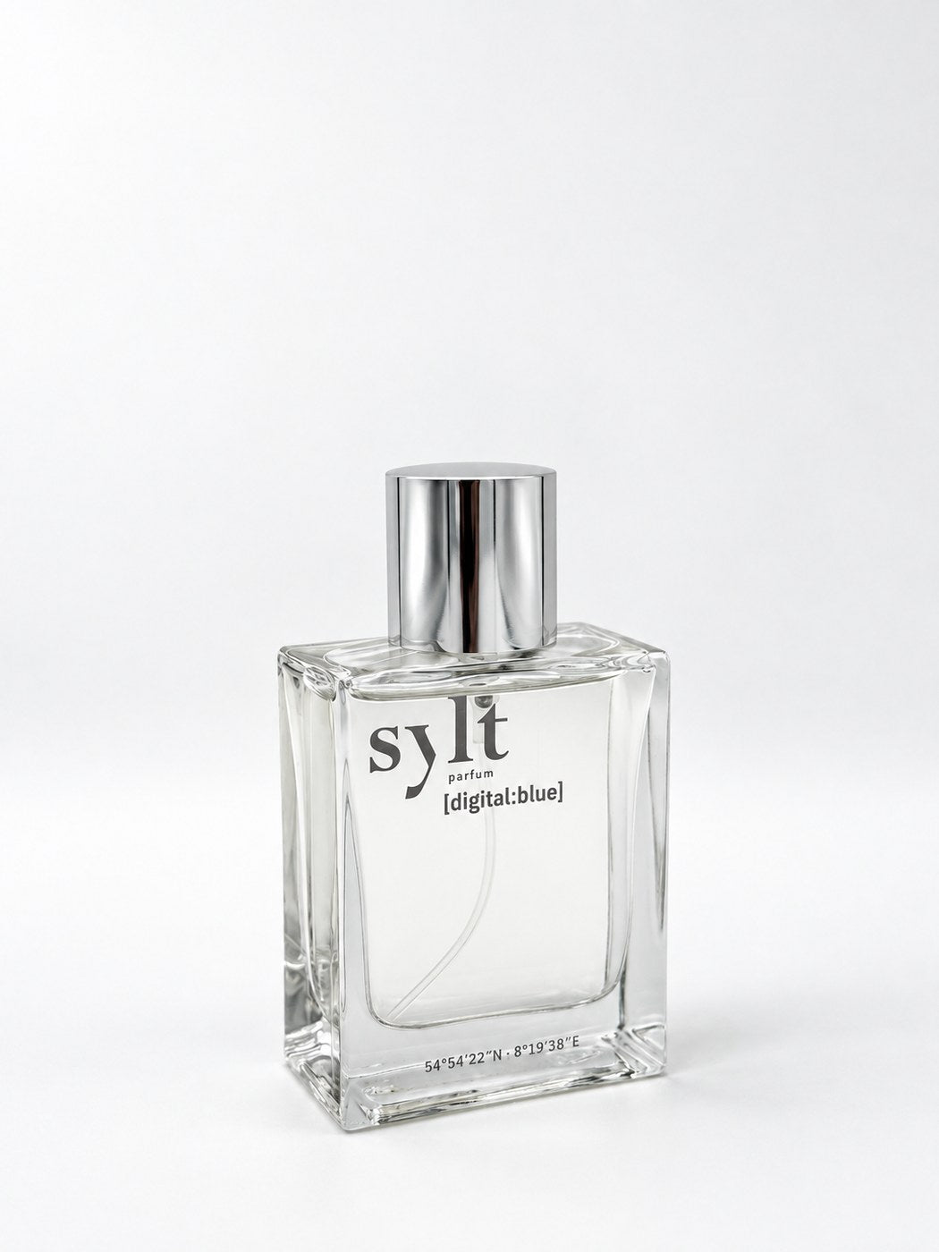 [digital:blue] Extrait de Parfum – Flakon in Schrägansicht